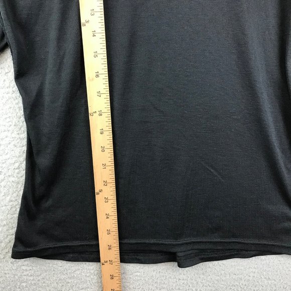 Vintage Patagonia Shirt Mens M Black Capilene Base Layer Active Long Sleeve - Picture 3 of 8